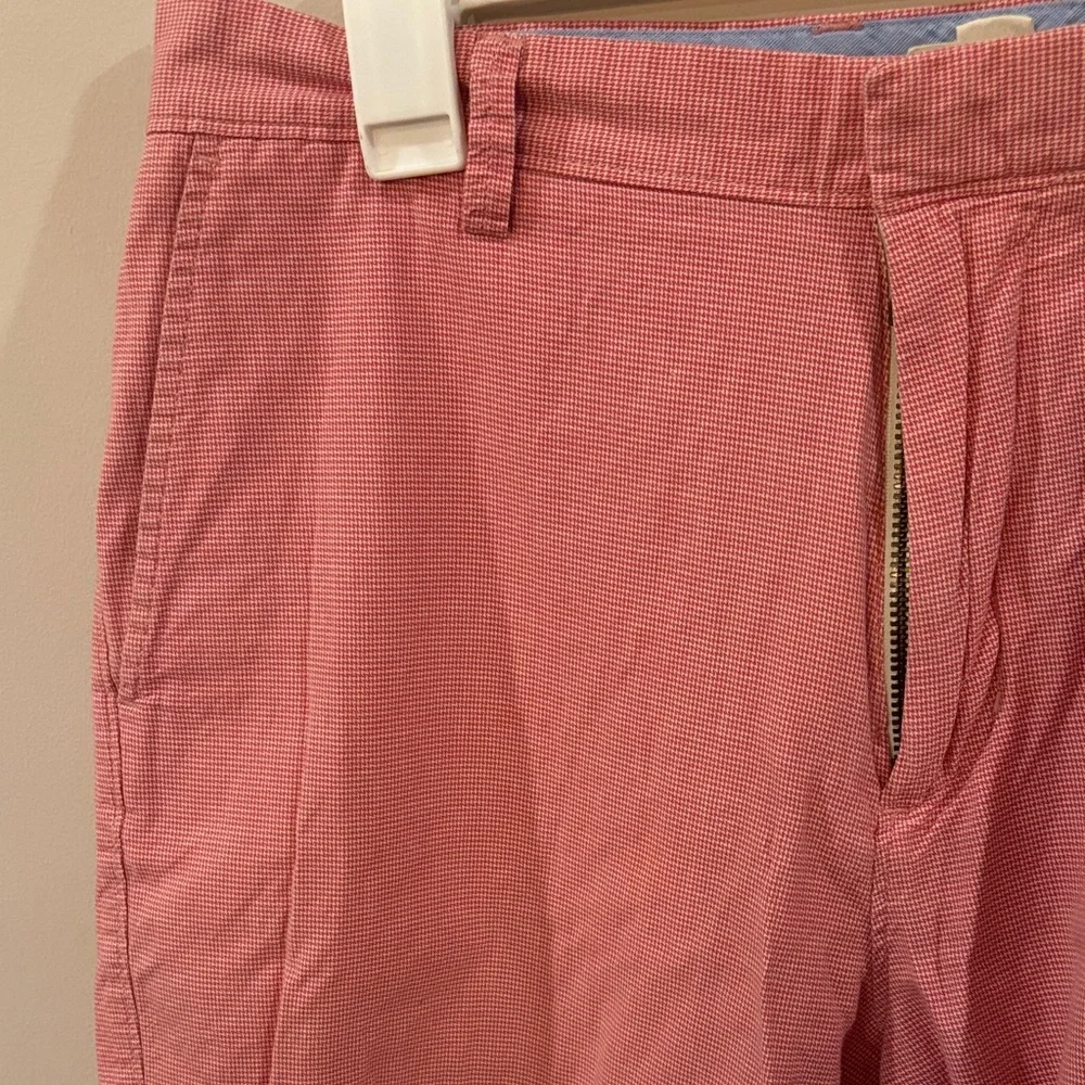 J Crew Salmon/Pink Flat Front Dress Shorts Men's 33W